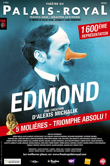 Edmond au Théâtre du Palais-Royal